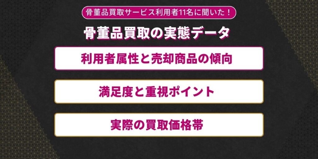 骨董品買取おすすめ業者ランキングベスト5実態データ